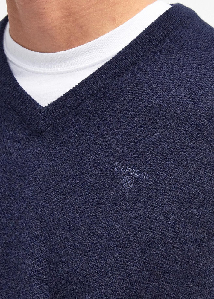 Barbour Essential LW V Neck Navy