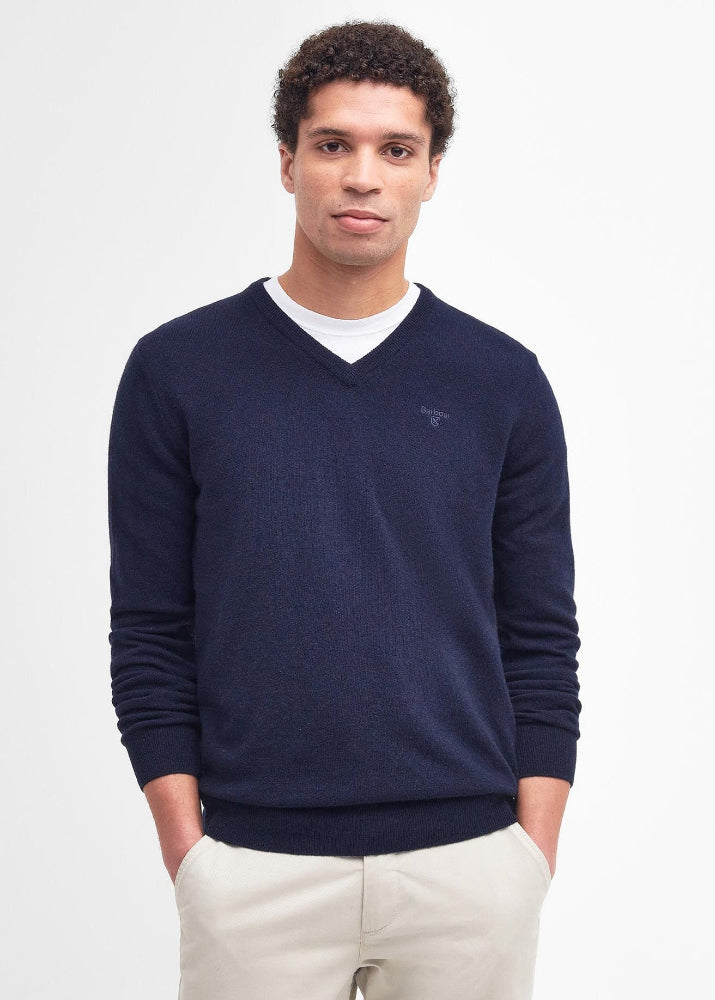 Barbour Essential LW V Neck Navy