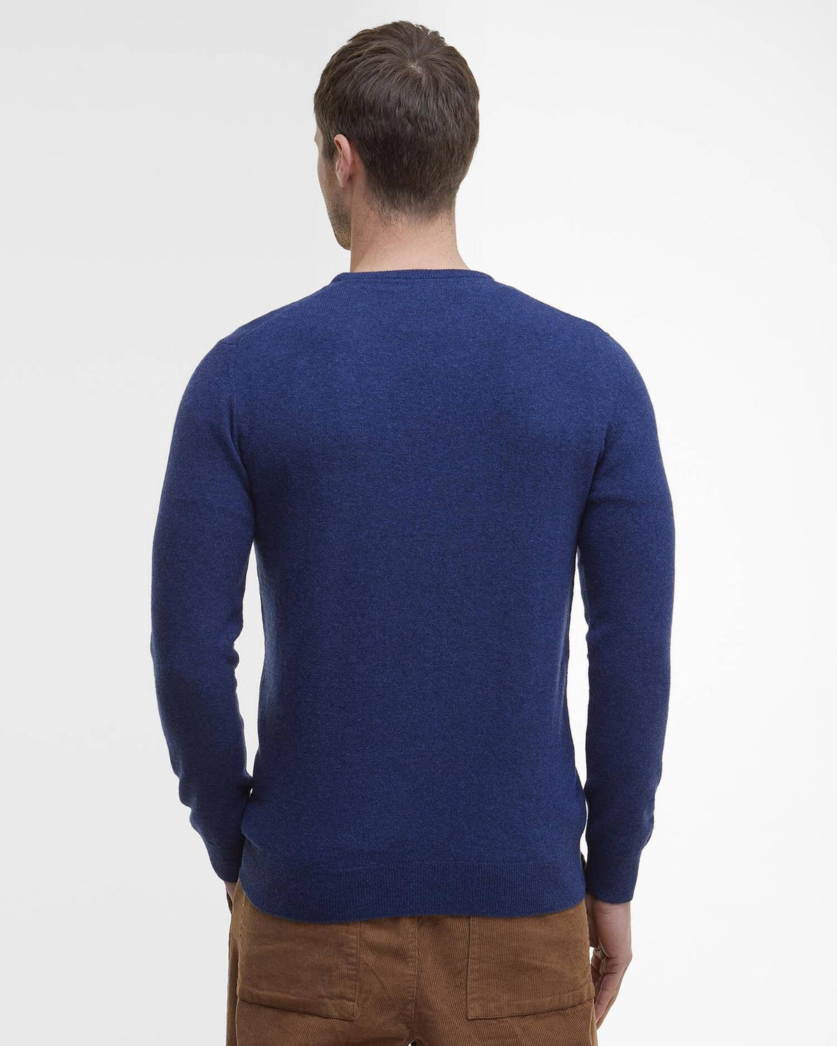 Barbour Ess Lambswool Crew Deep Blue