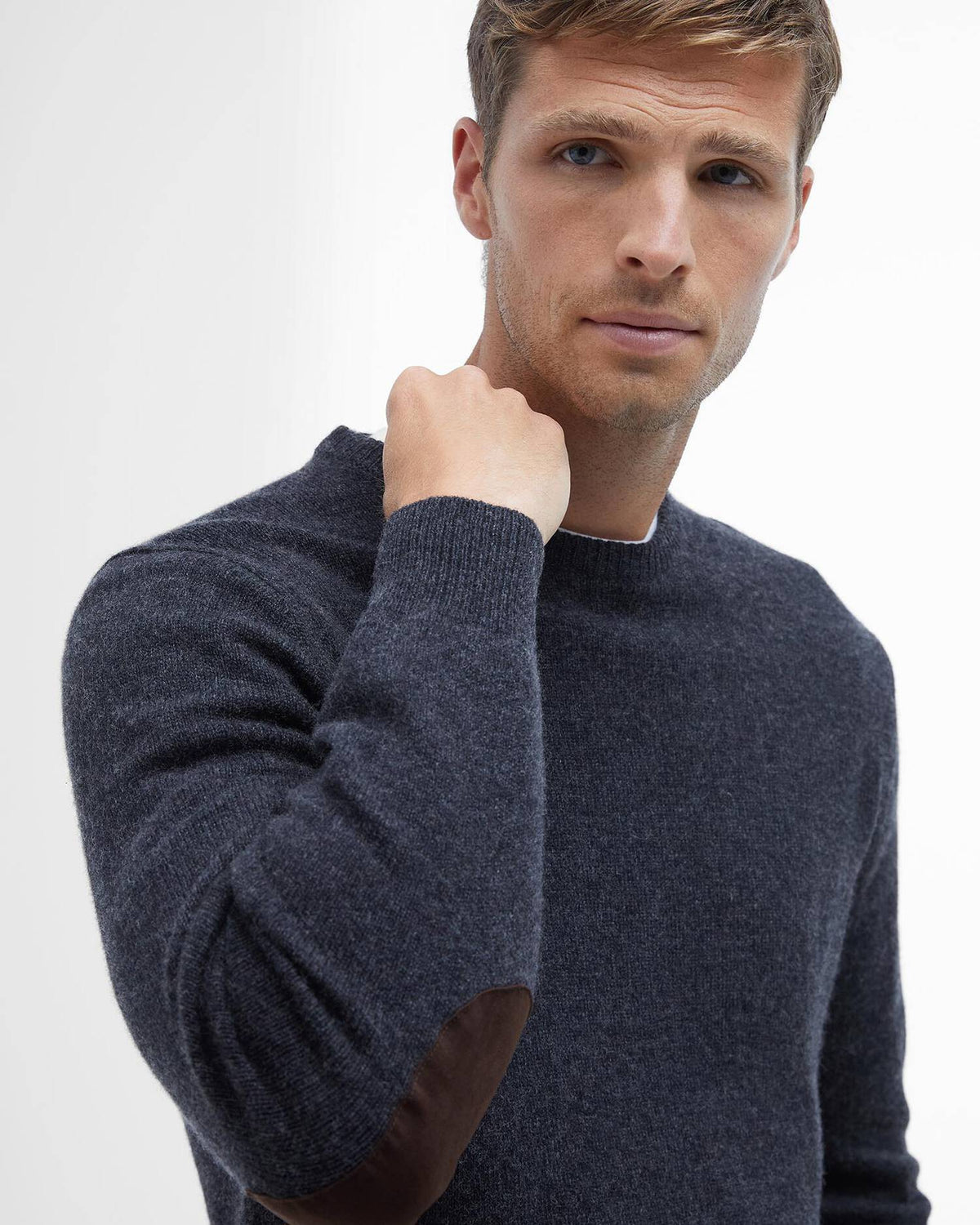 Barbour Ess Patch Crew Charcoal