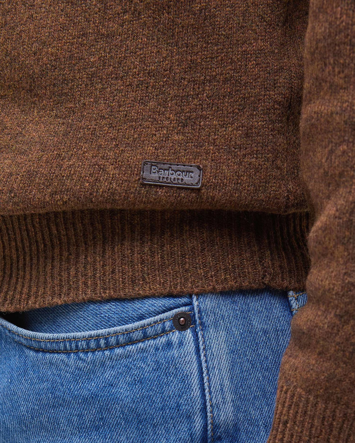 Barbour Ess Patch Crew Bracken