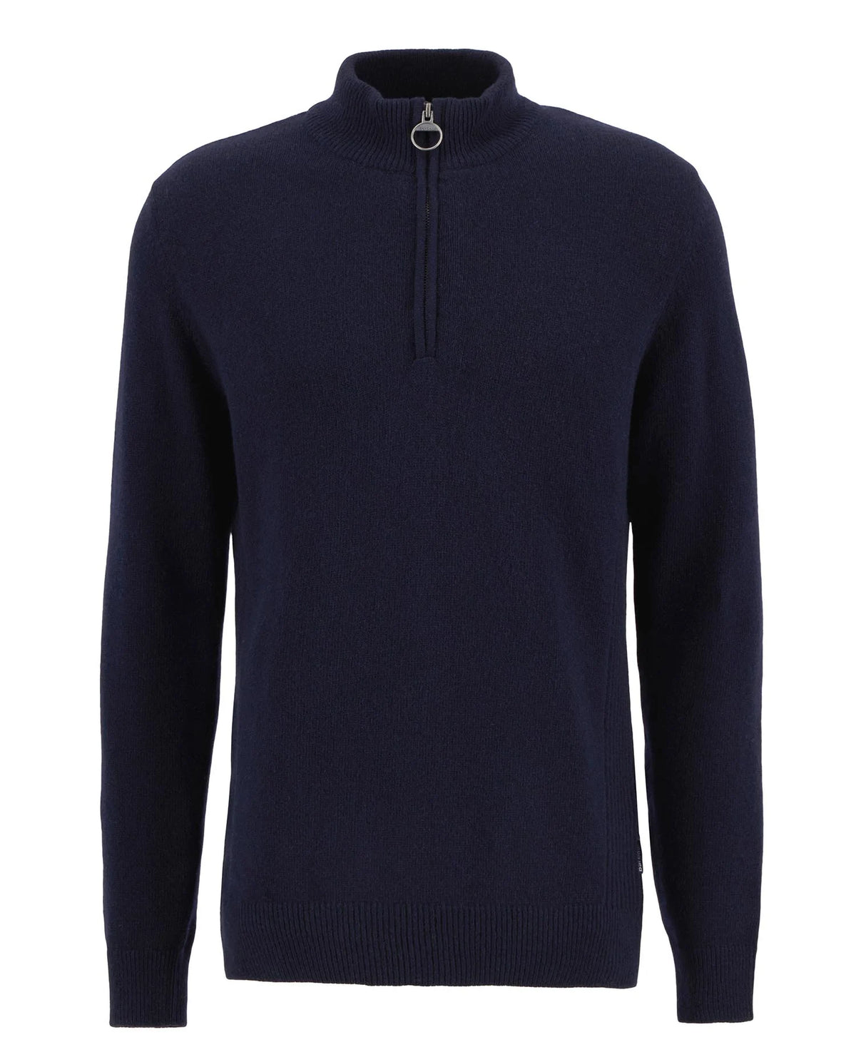 Barbour Holden Half Zip Wool Navy