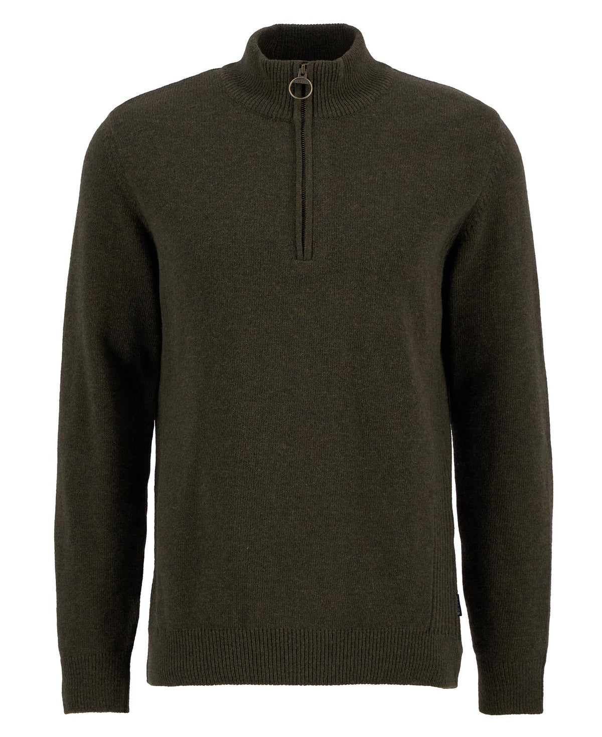 Barbour Holden Half Zip Olive Marl