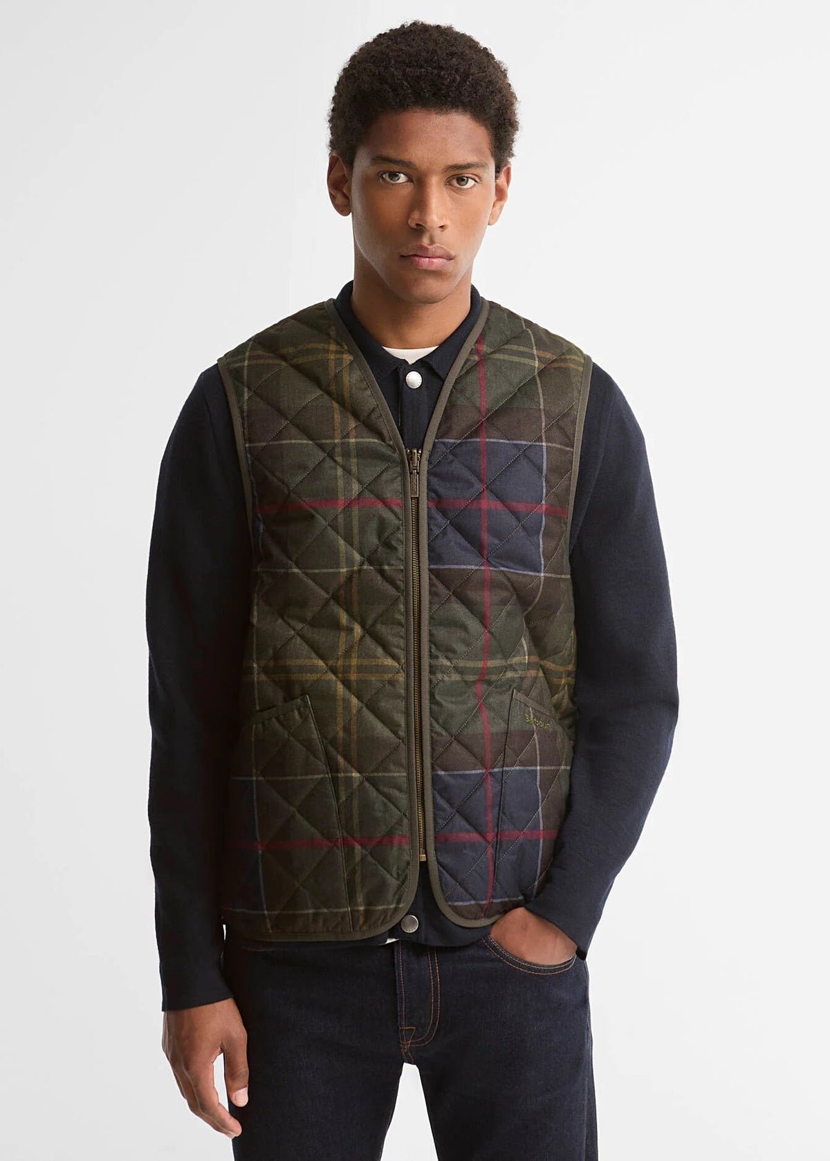 Barbour Icons Tartan Quilted Liner