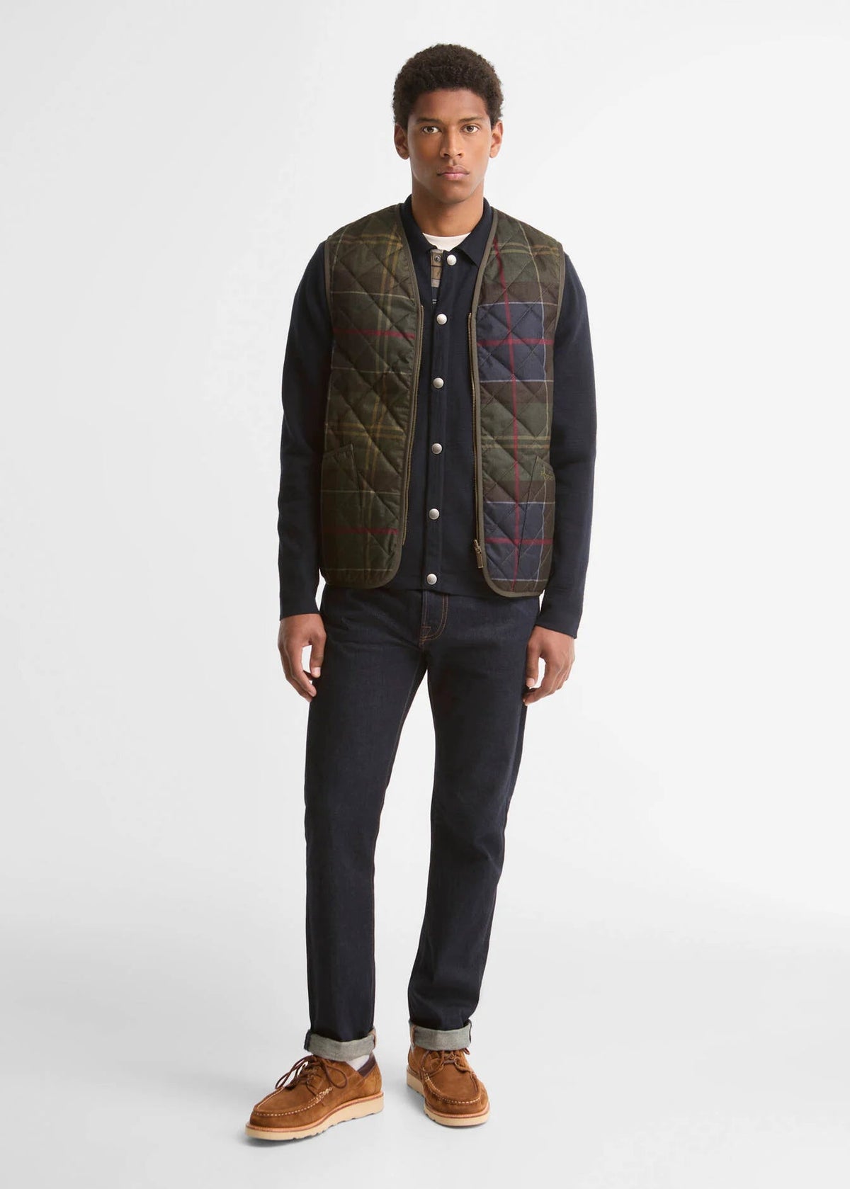 Barbour Icons Tartan Quilted Liner