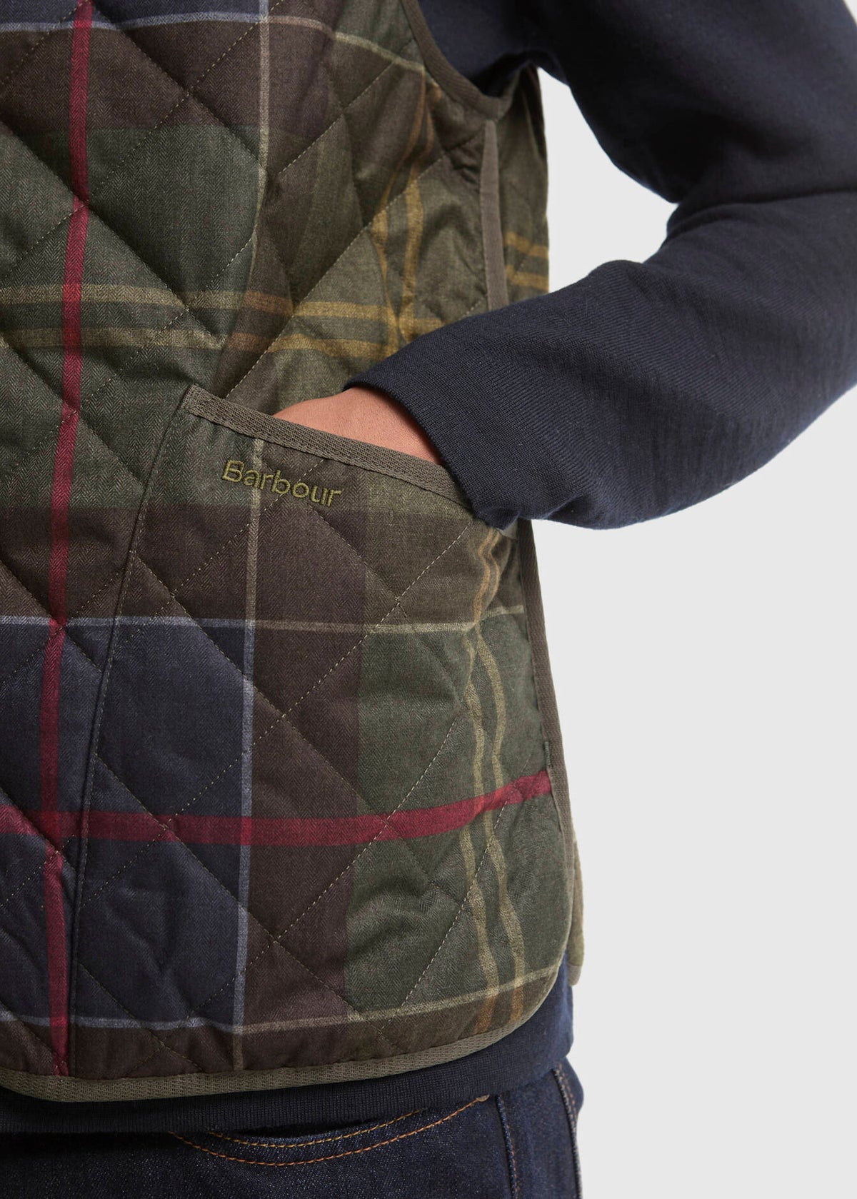 Barbour Icons Tartan Quilted Liner