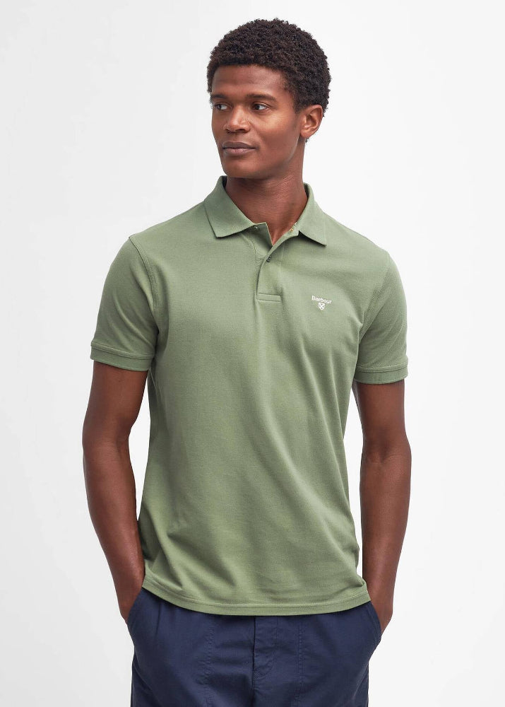 Barbour LW Sports Polo Olive