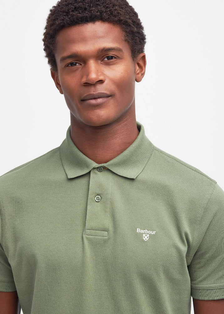 Barbour LW Sports Polo Olive