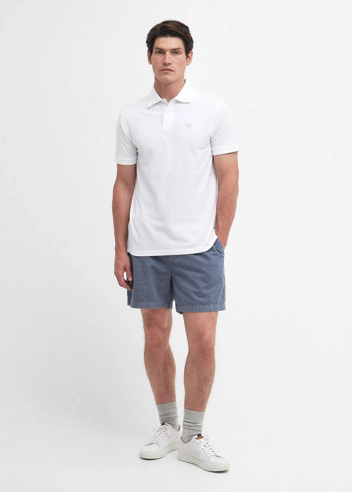 Barbour LW Sports Polo Shirt White