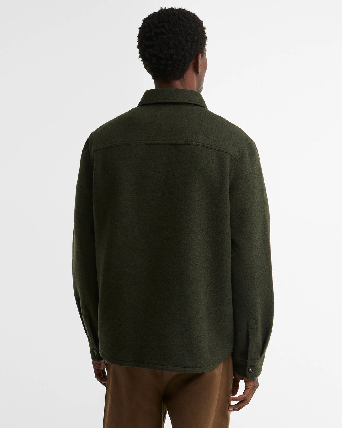 Barbour Marlow TS Wool Blend Overshirt Sage