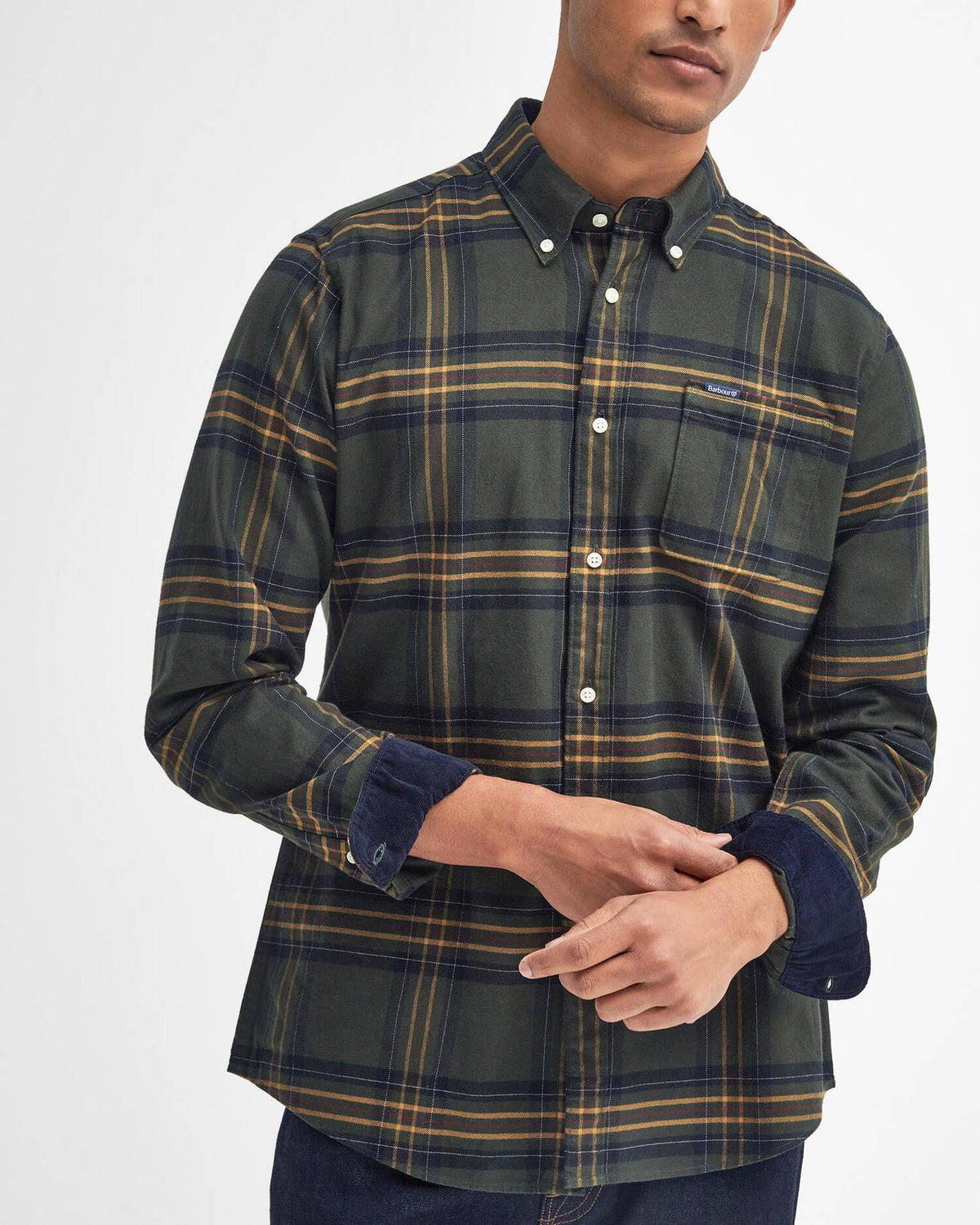 Barbour Portdown TS Checked shirt Olive