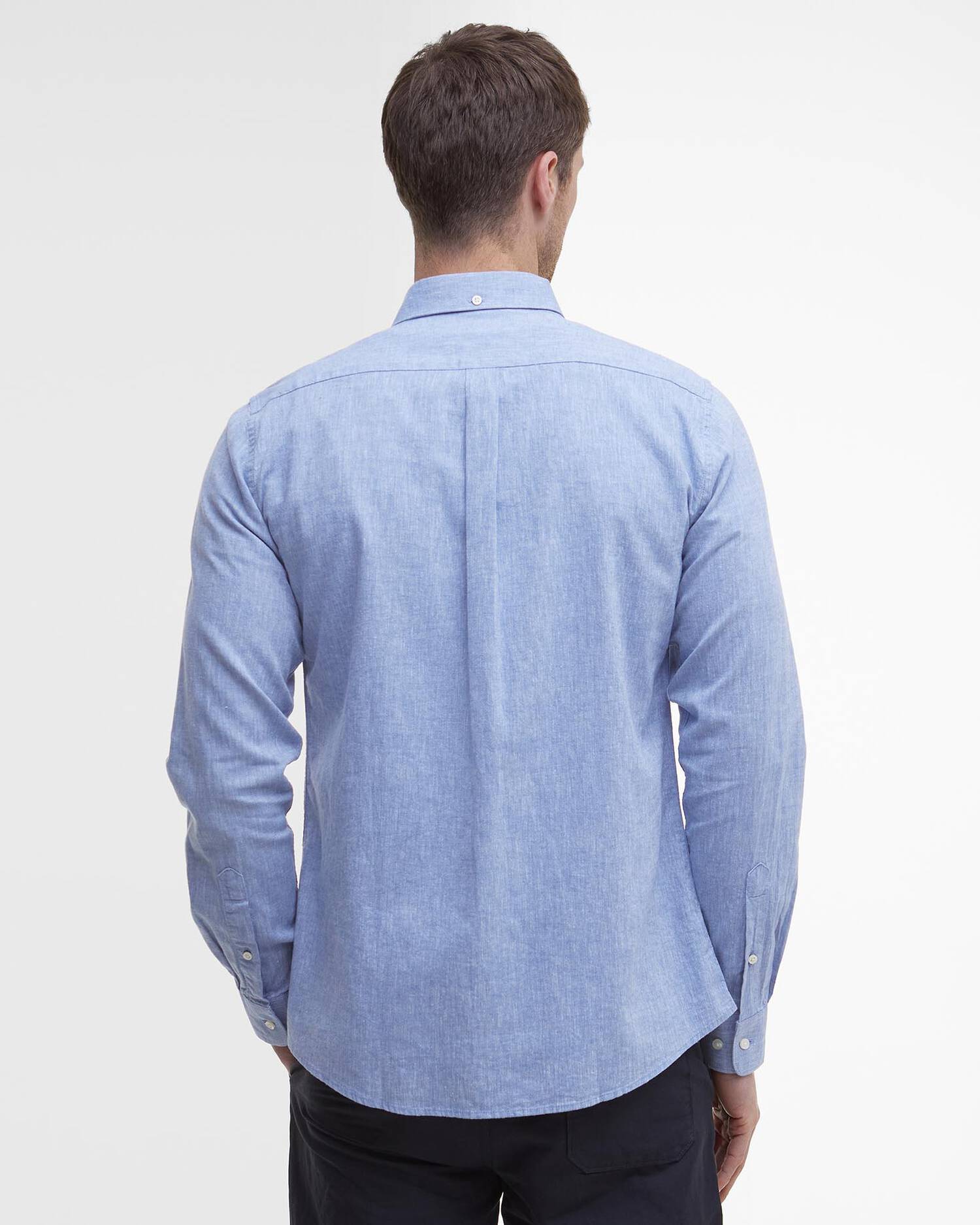 Barbour Nelson Tailored Shirt Sky Blue