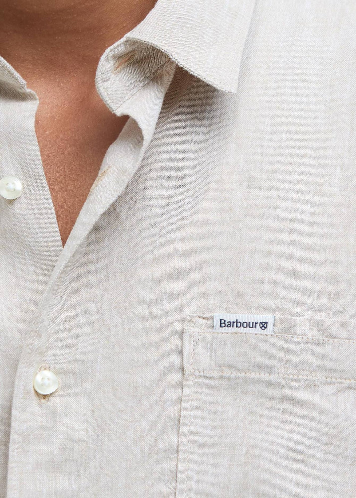 Barbour Nelsson SS Summer Shirt Stone