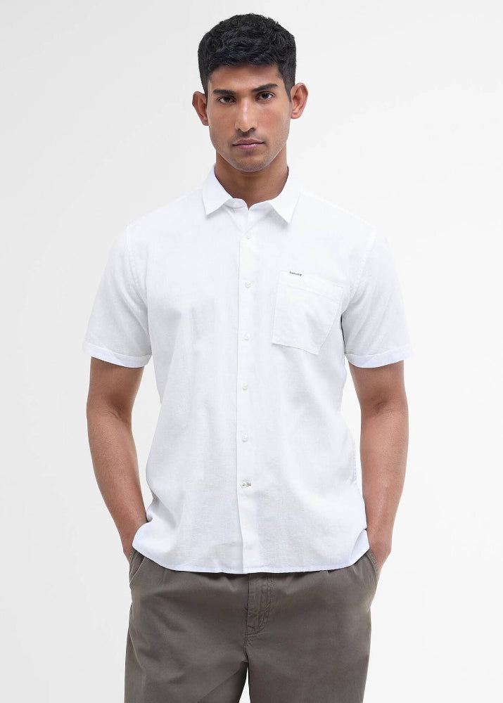 Barbour Nelsson SS Summer Shirt White
