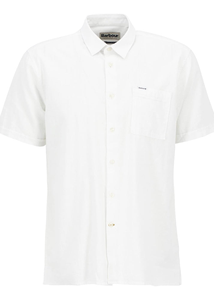 Barbour Nelsson SS Summer Shirt White