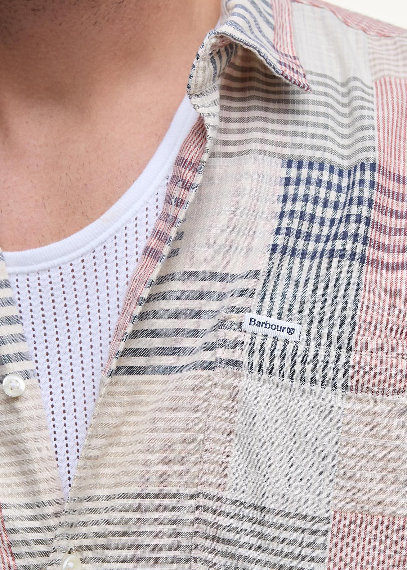 Barbour Oakshore Summer Shirt Washed Stone