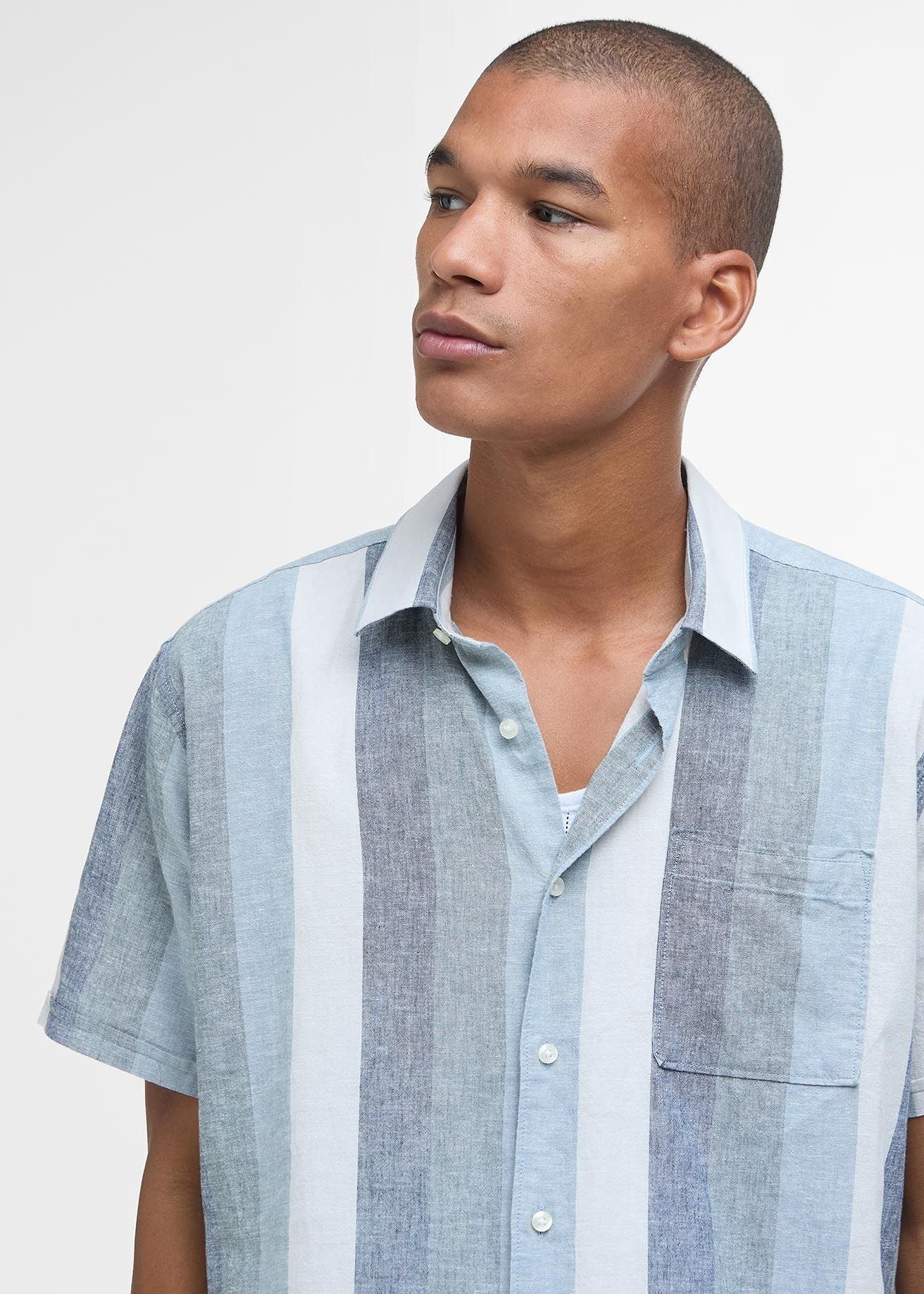 Barbour Portwell Summer Shirt Navy