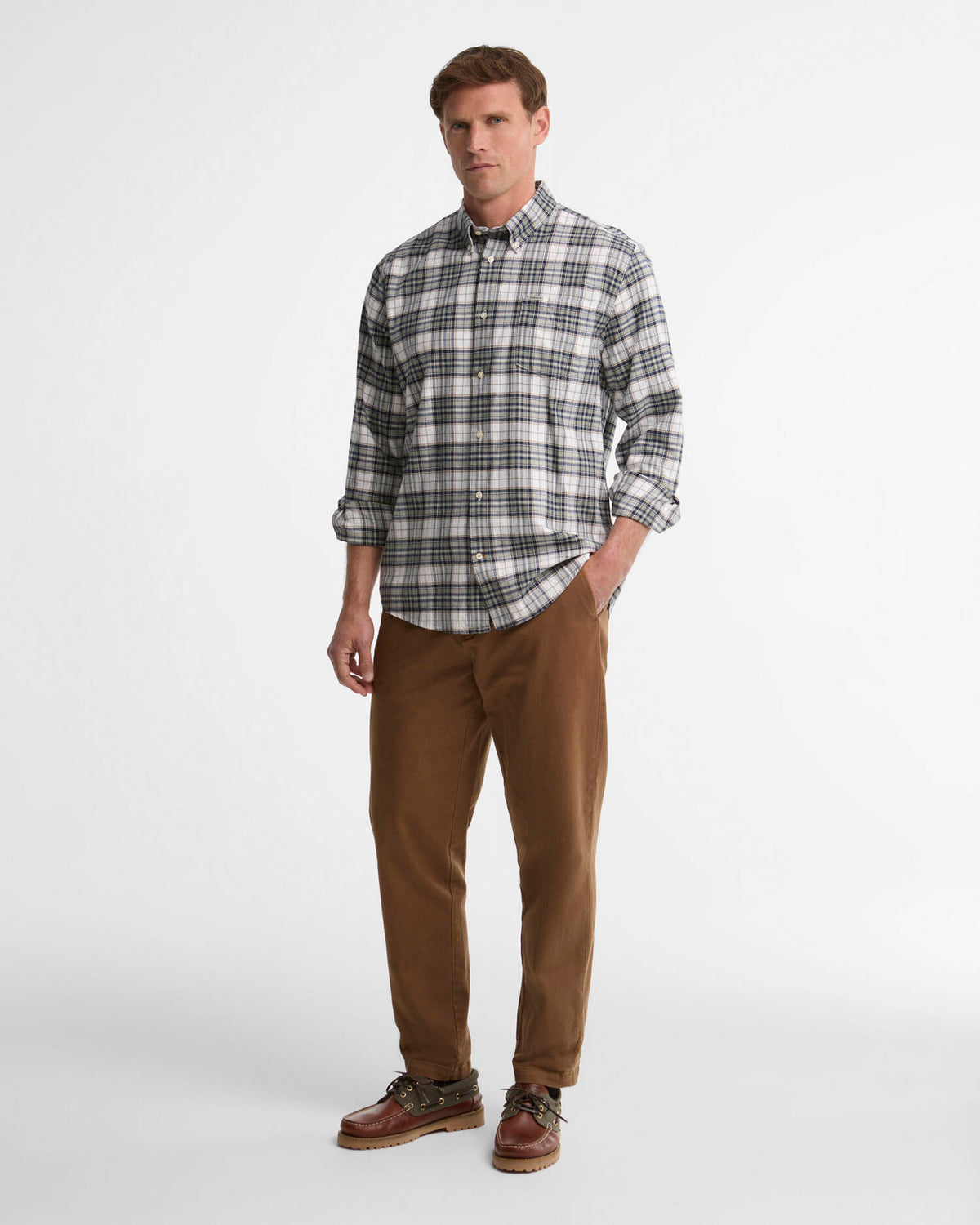 Barbour Telfield Shirt Regular Fit Navy