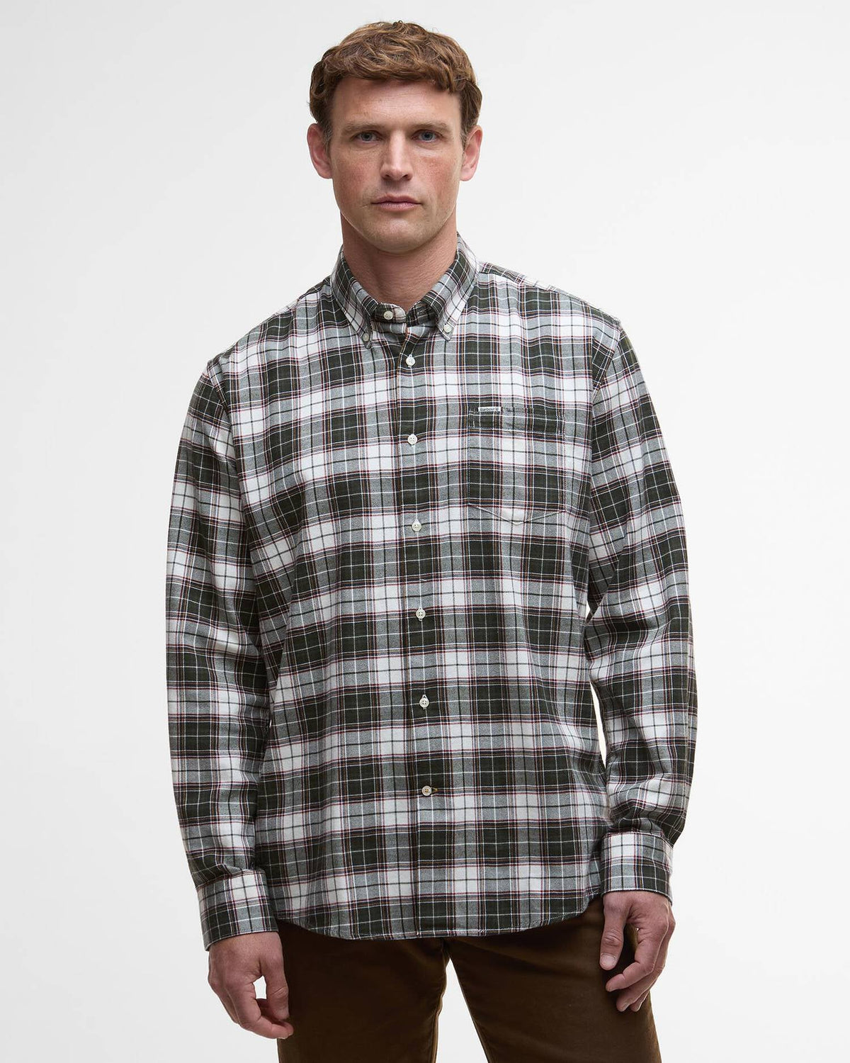 Barbour Telfield Shirt Regular Fit Olive