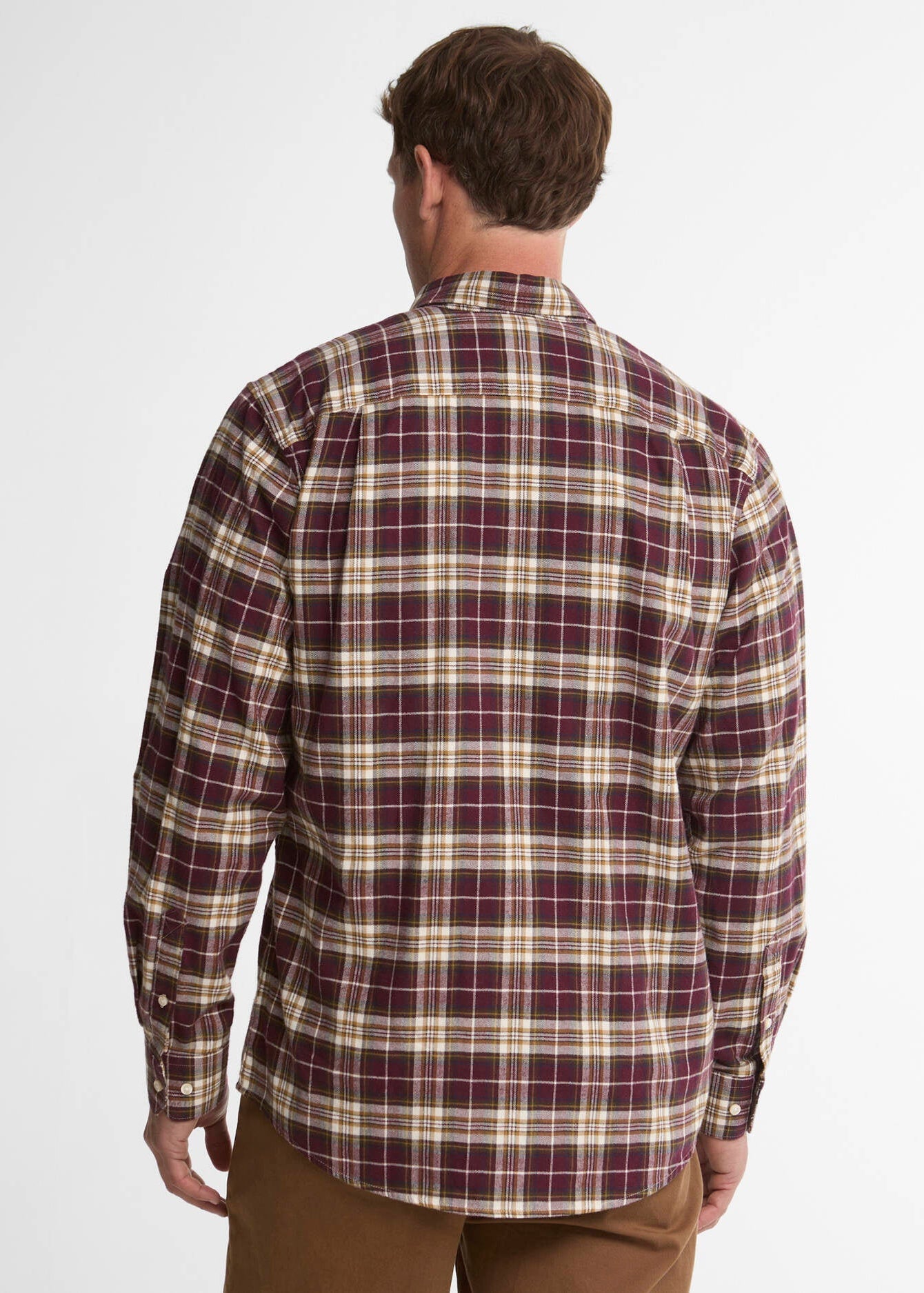 Barbour Telfield Shirt Regular Fit Dark Bordeux