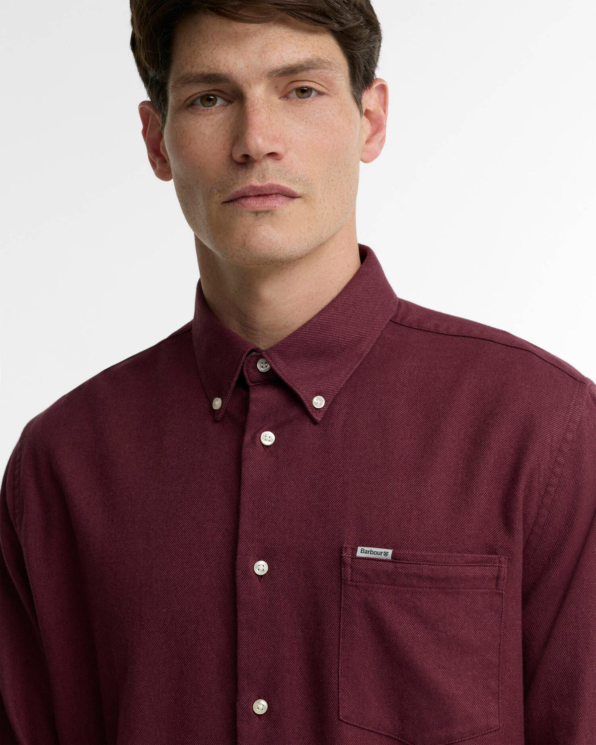 Barbour Sparrowhill regular Fit shirt Dark Bordeau