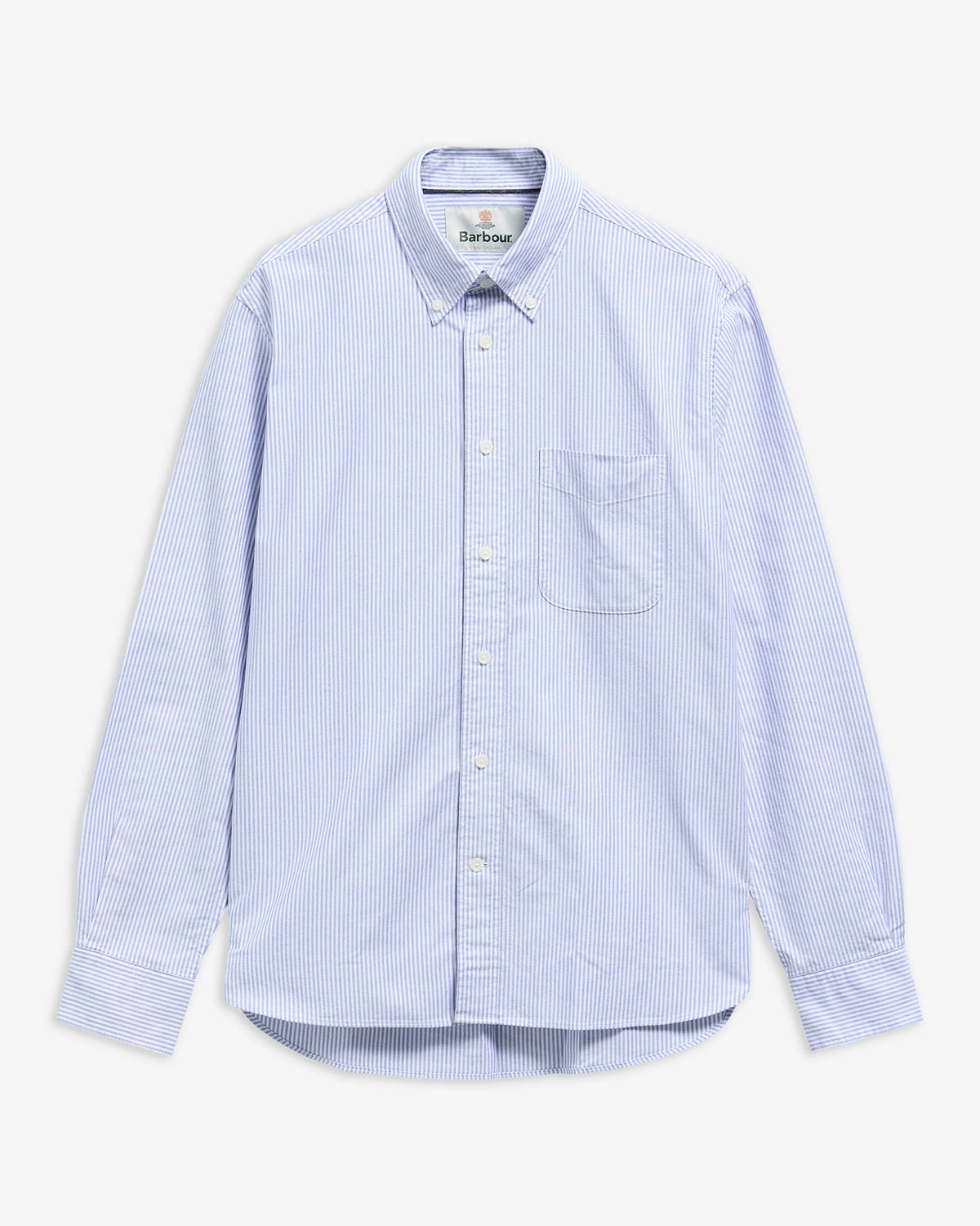 Barbour Authentic Fit Striped Oxford Shirt Blue