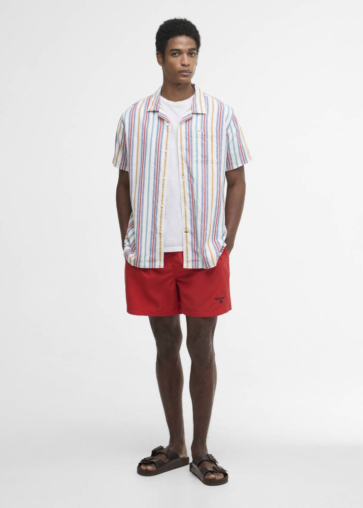 Barbour Staple Logo Swim Short LAVA