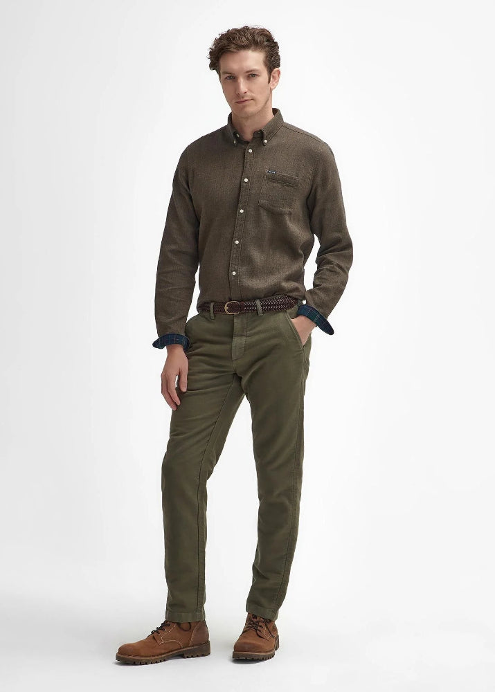 Barbour Moleskin Trousers Olive