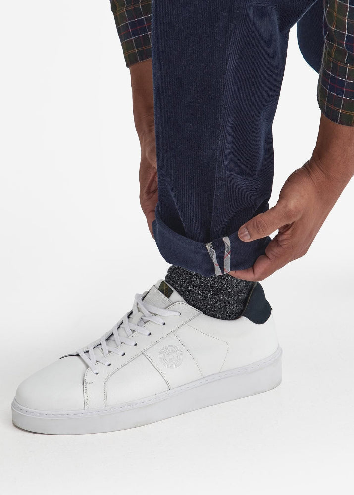 Barbour Stretch Cord  Trouser Navy