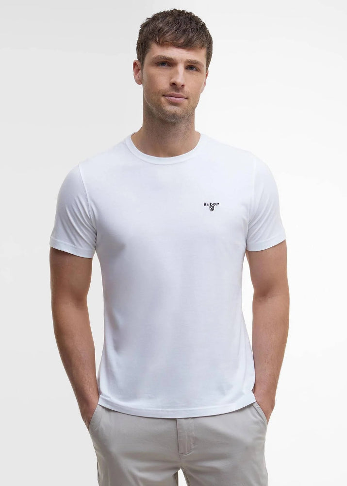 Barbour Essential Sports Tee White