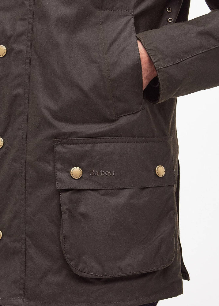 Barbour Ashby Wax Jacket Olive