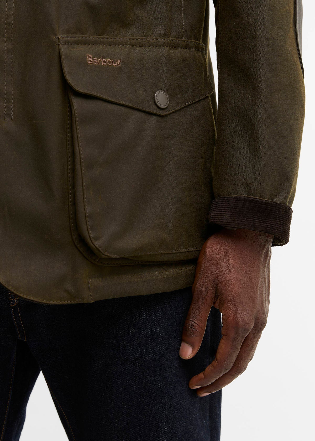 Barbour Ogston Wax Jacket Olive