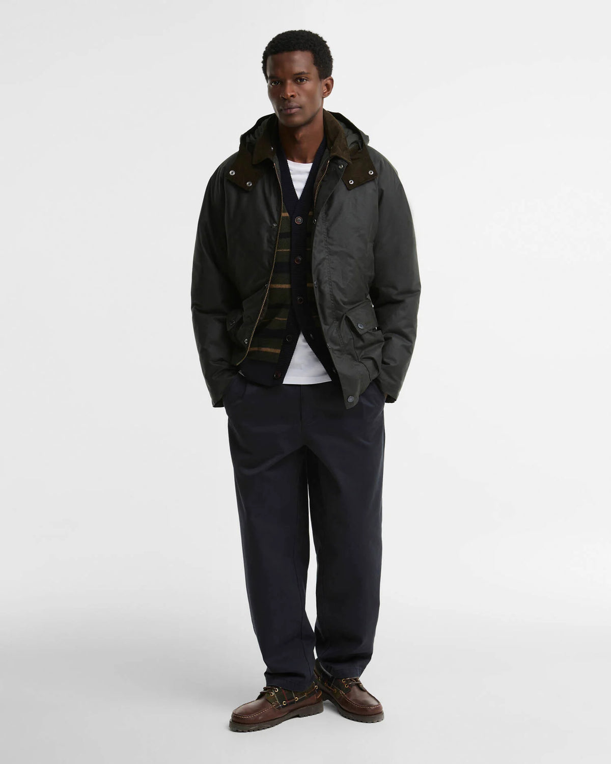 Barbour Modern Beaufort Wax Sage