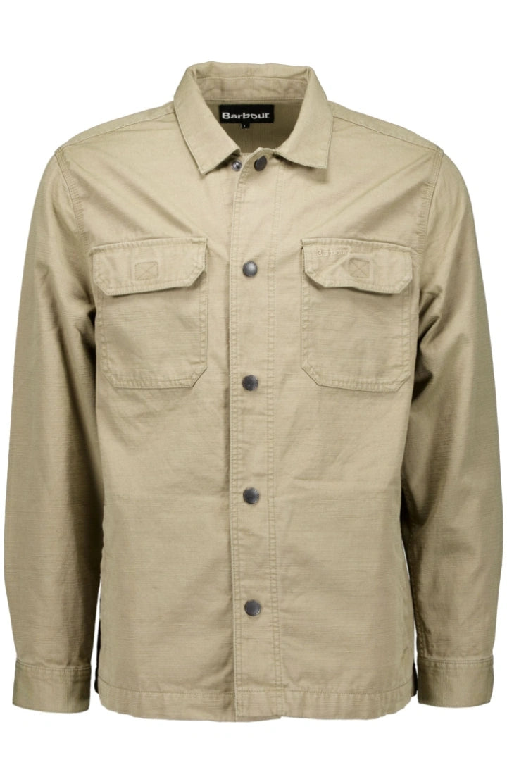 Barbour Draftmen Overshirt Grey Olive