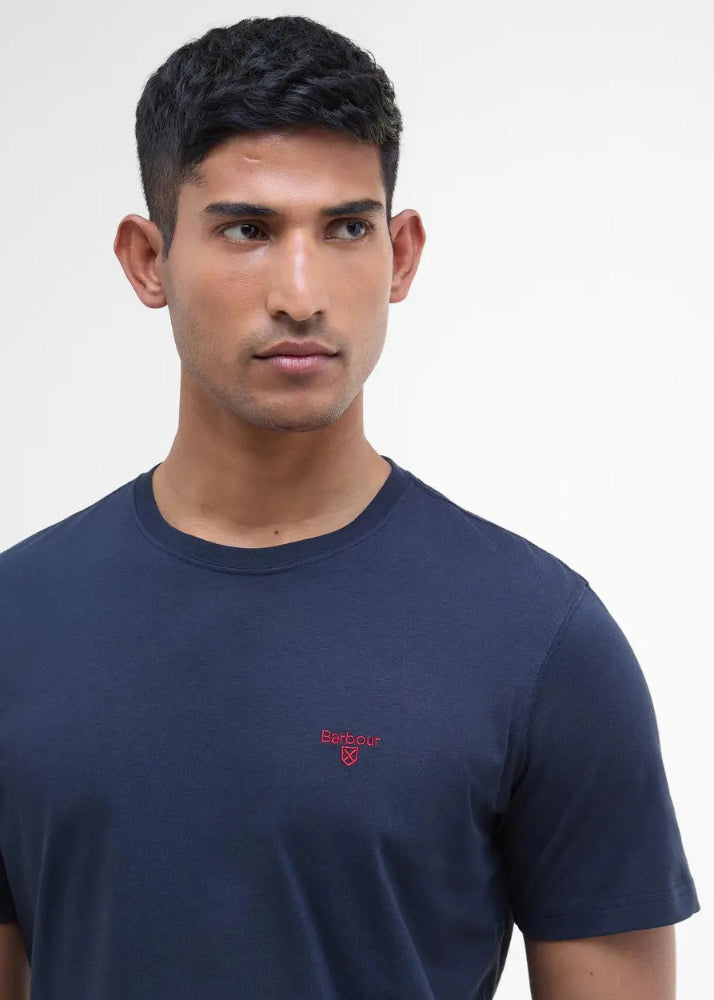 Barbour Essential Sports Tee Navy