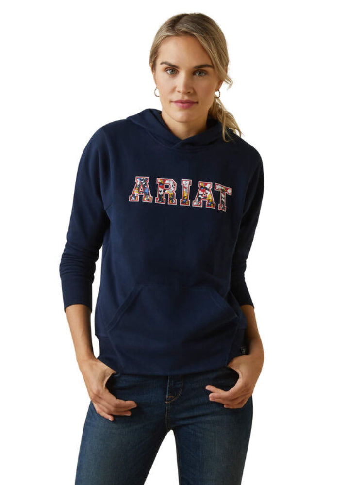 Ariat 3D Logo 2.0 Hoodie Navy