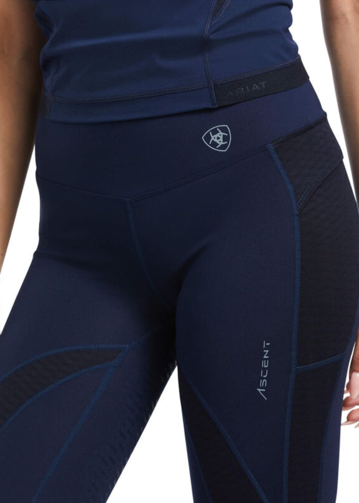 Ariat Ascent Half Grip Tights Navy