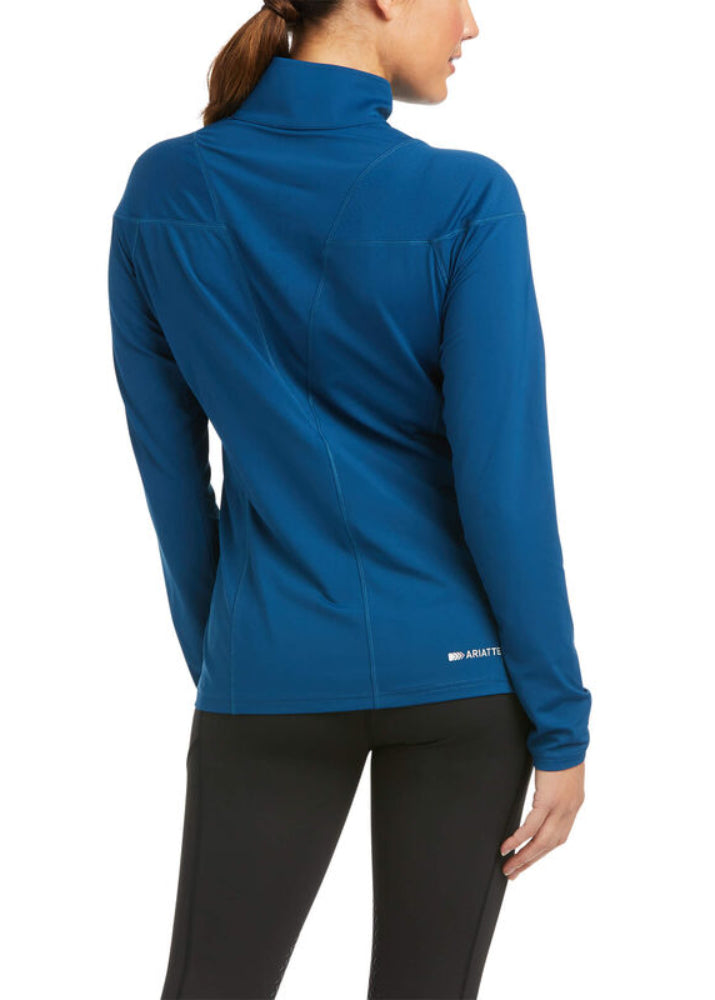 Ariat Auburn 1/4 Zip Baselayer Blue Opal