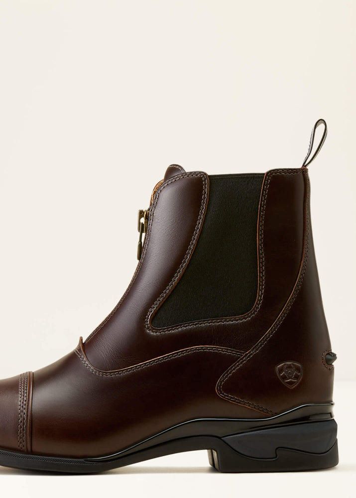 Ariat Women's Devon Zip Paddock Boot Waxed Chocolate