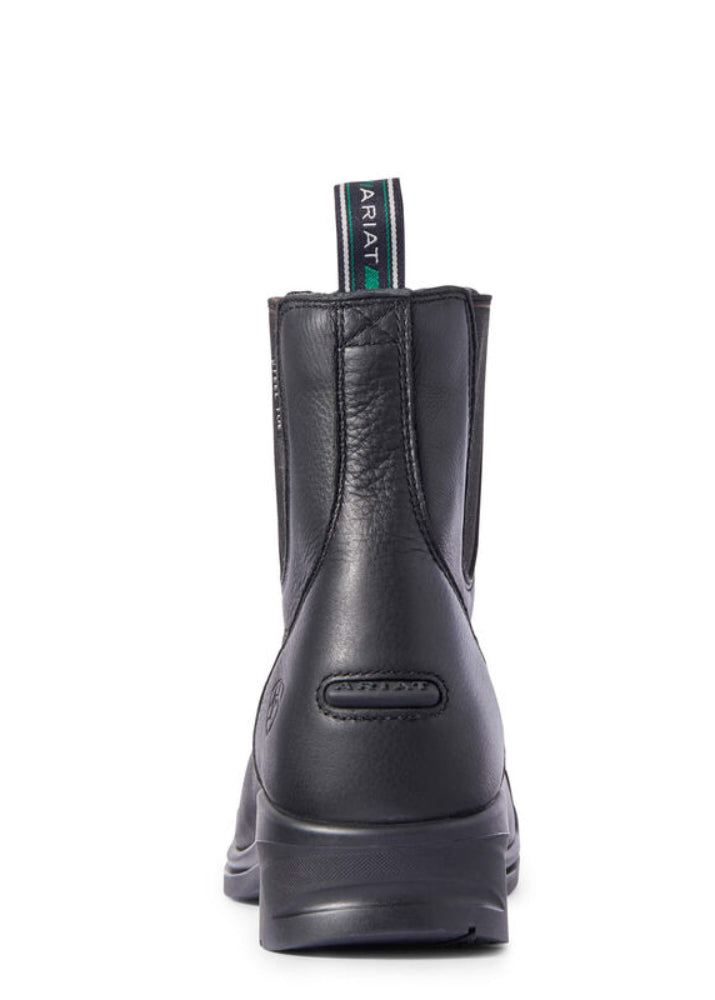 Heritage IV Steel Toe Zip Paddock Boot Black