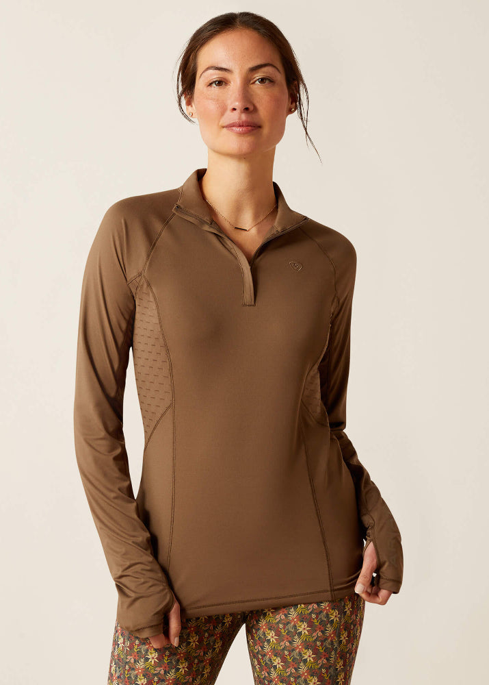 Ariat Lowell 2.0 1/4 Zip Baselayer Canteen