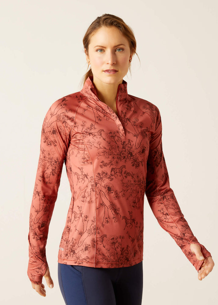 Ariat Lowell 2.0 1/4 Zip Baselayer Toile