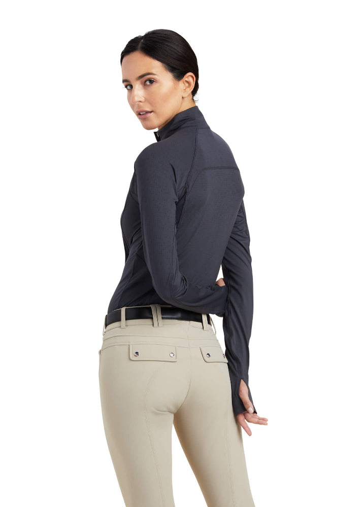 Ariat Lumina Lowell 1/4 Zip Baselayer Ebony
