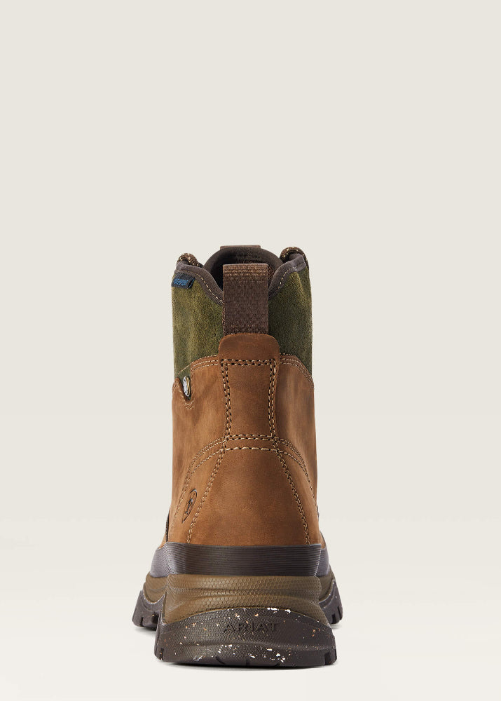 Ariat Moresby Waterproof Boot Oily Distressed Brown