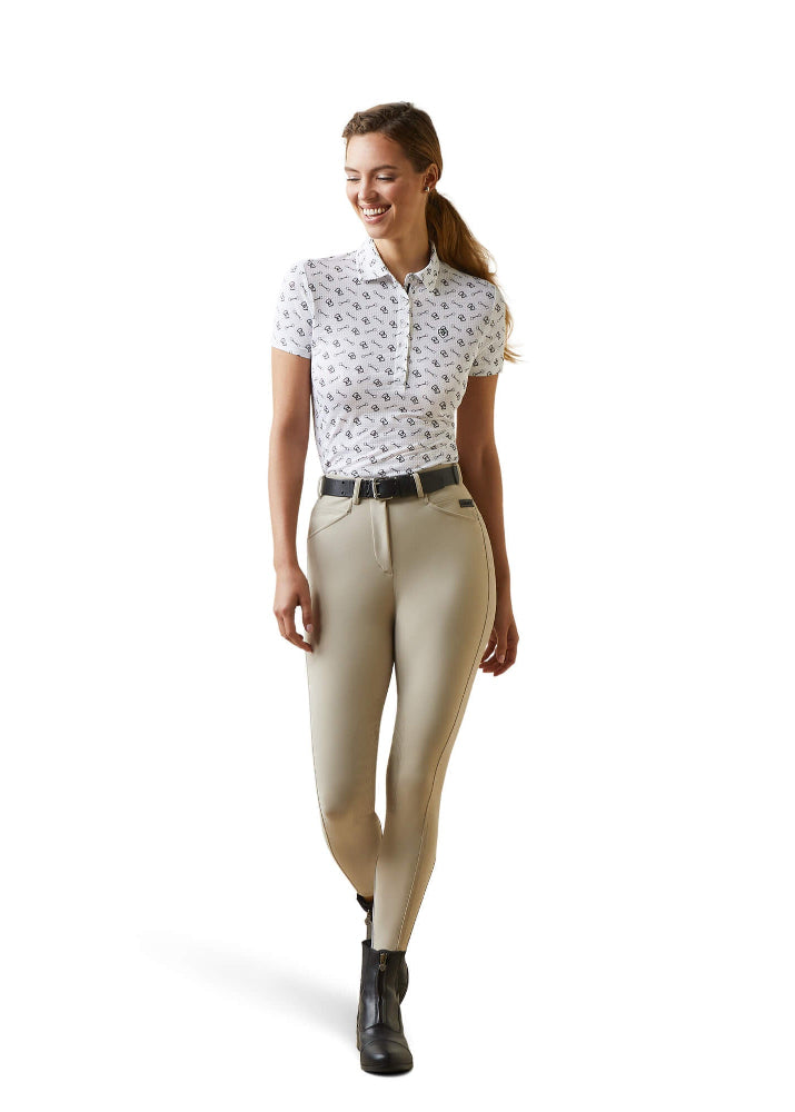 Ariat Motif Polo White Tack Ditsy