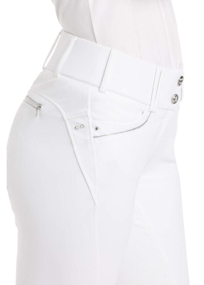 Ariat Tri Factor Full X Grip White Bling