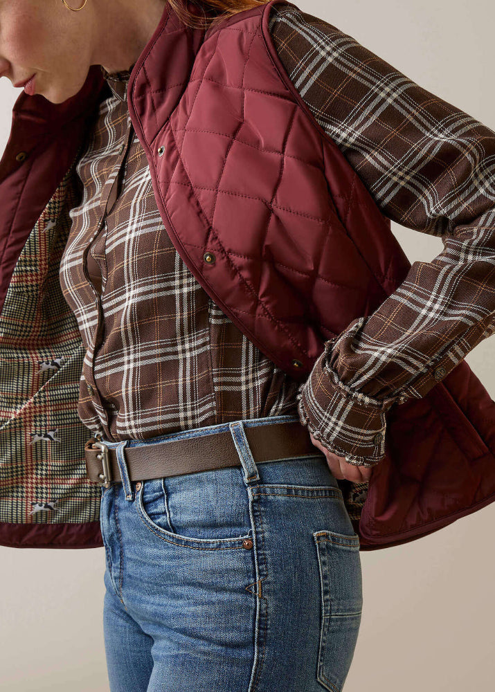 Ariat Woodside Vest Tawny Port