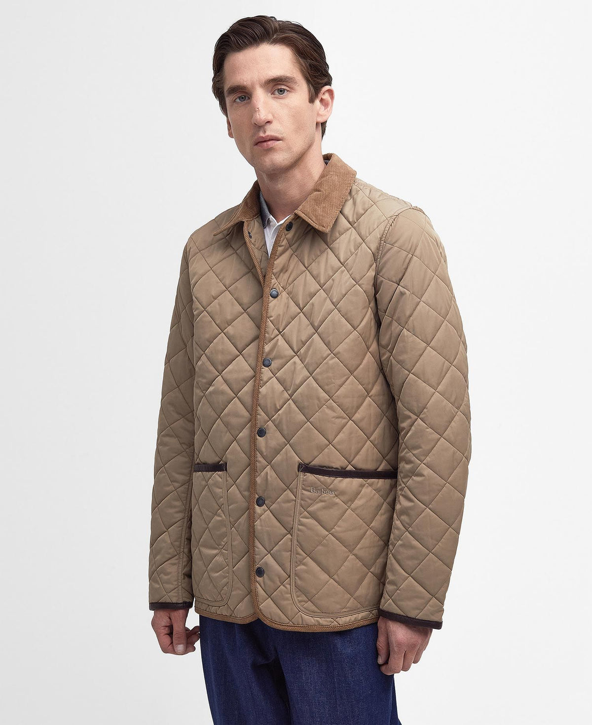 Barbour Baston Liddesdale Quilt Jacket Military Brown