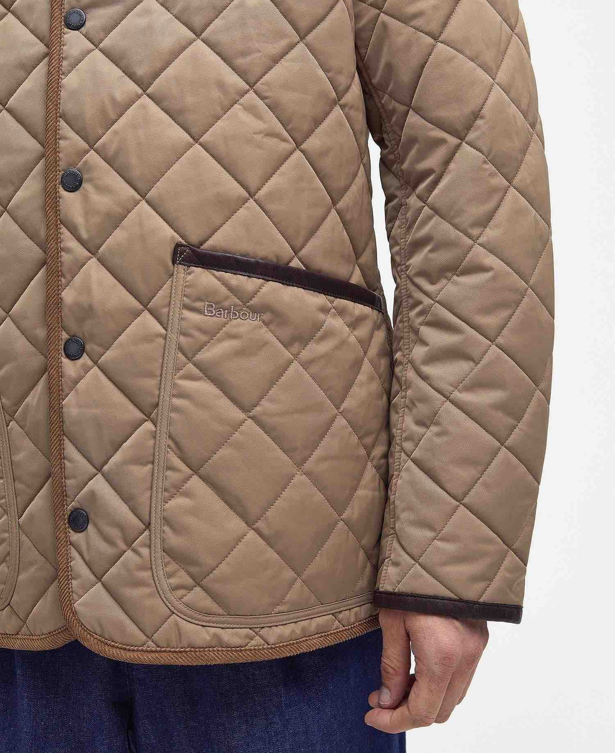 Barbour Baston Liddesdale Quilt Jacket Military Brown