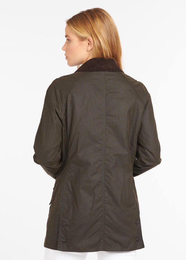 Barbour Beadnell Waxed Jacket Olive